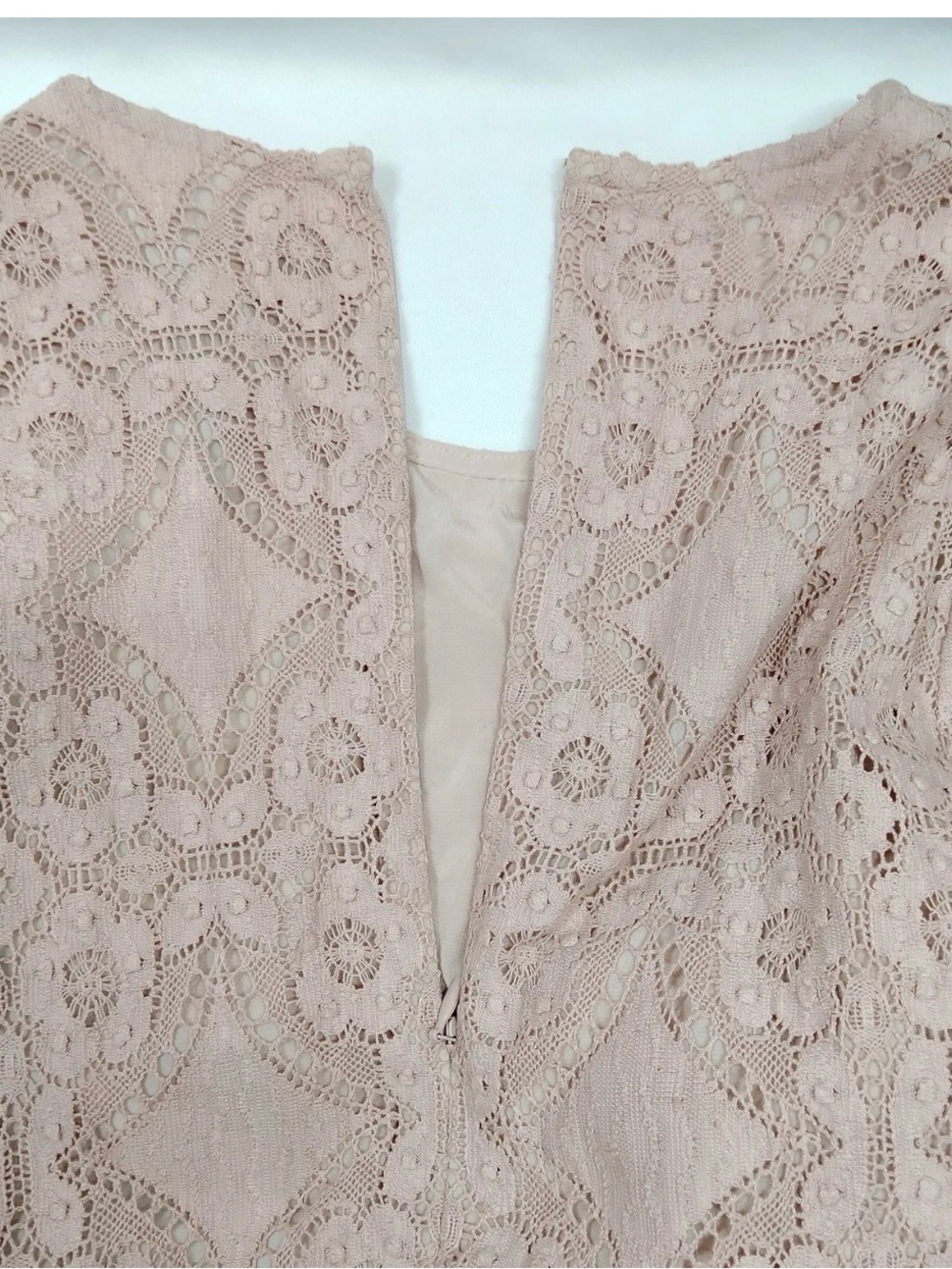 Burberry Pale Pink Lace Dress - Picture 9 of 14